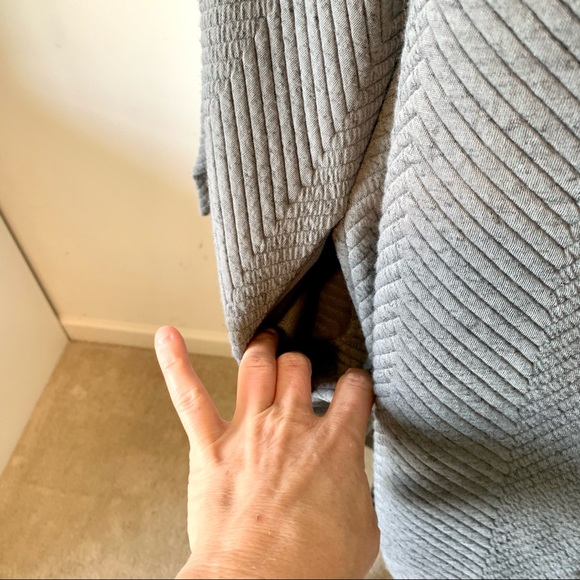 FABLETICS Vanessa Quilted Chevron Shawl Collar Open Cardigan—SZ. XS - Picture 6 of 16